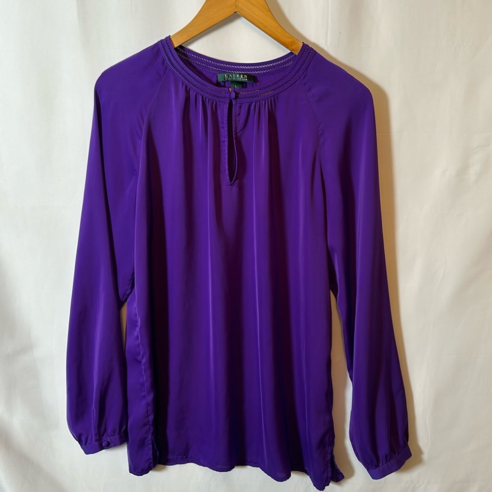 Rich Purple Lauren Top – Chic and Travel-Friendly